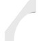 Ekena Millwork 4-in. W x 20-in. D x 26-in. H Westlake Architectural Grade PVC Knee Brace BRCP04X20X26WTL - alternate 2